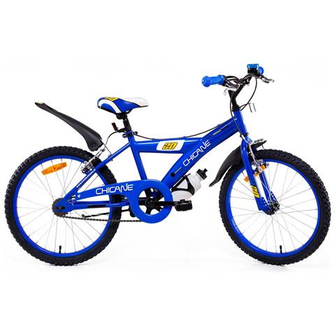 Sch Chicane 20'' - Bicicletta Per Bambini (6-10 Anni), Ruote 20'', Telaio Acciaio, Con Accessori - Colore Blu - Foto 1