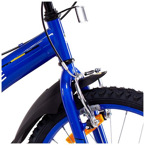 Sch Chicane 20'' - Bicicletta Per Bambini (6-10 Anni), Ruote 20'', Telaio Acciaio, Con Accessori - Colore Blu - Foto 2