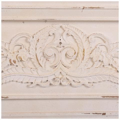 Cornice Per Camino In Legno Intagliato Decorativa 142x32x110h Cm - Foto 8