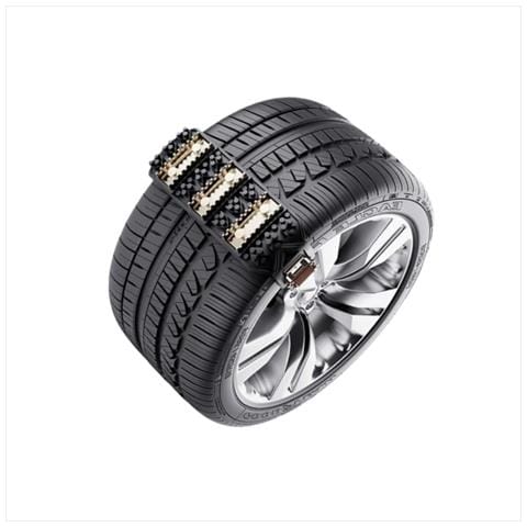 Catene Da Neve Tendinite Ispessite Per Auto E Suv - Aderenza Migliorata Black - Foto 1