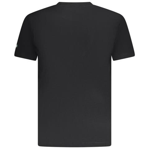 MAGLIETTA A MANICHE CORTE DA UOMO NERA - Colore: Nero, Taglia: XL - Foto 3