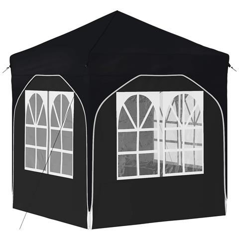 Tenda per feste a pop-up 192 x 192 x 245 cm Antracite - Foto 9