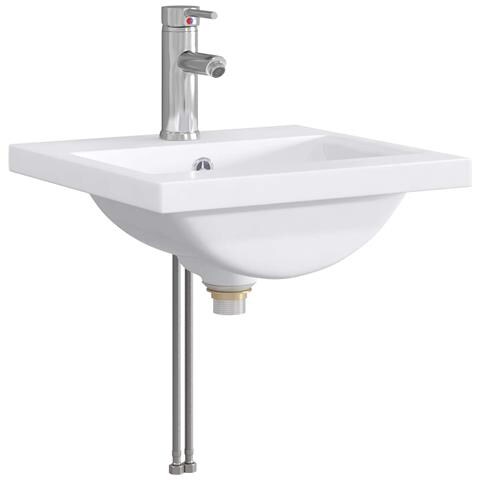 Lavabo da bagno Cromato 42 x 40 x 16,5 cm Metallo - Foto 1