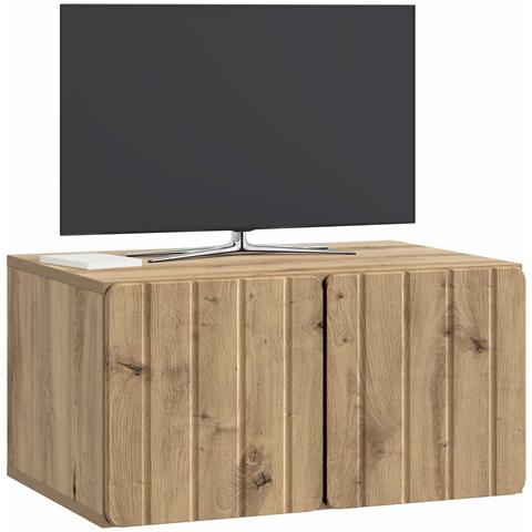 Mobile Porta TV da Muro Rovere Artigianale 59,5 x 41 x 30 cm - Foto 2