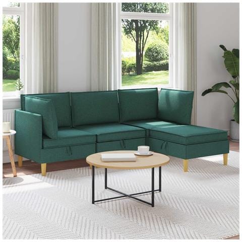Set di divani modulari con spazio di archiviazione 4 pcs - Foto 2