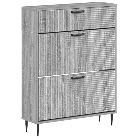 Mobile per scarpe HAARLEM 78 x 24 x 103 cm Legno ingegnerizzato - Foto 1