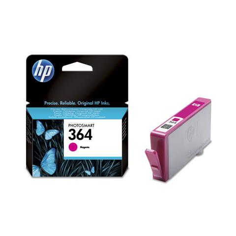 CB319EE Cartuccia Ink Originale 364 Magenta per HP Photosmart C5380 Capacità 300 Pagine - Foto 2