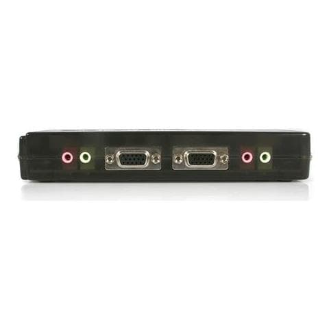 Kit Switch KVM USB con audio e cavi 4 porte, colore nero - Foto 5