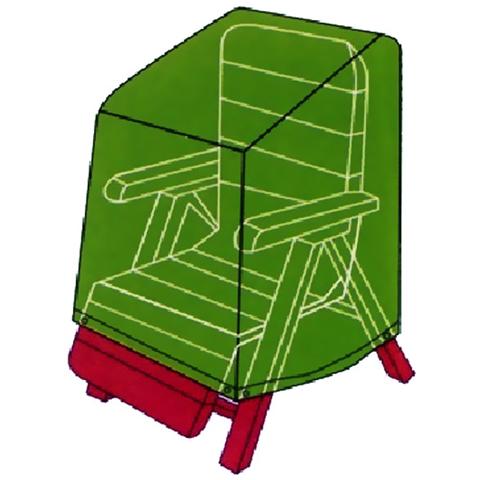 Telo di copertura per sedie da giardino cover colore verde cm 89x76x107 - Foto 4
