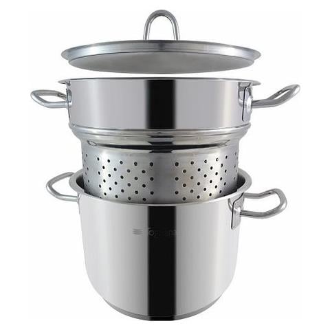 Set Pentola Pasta 3 Pezzi Acciaio Inox 18/10 - V5758y2insl - Foto 1