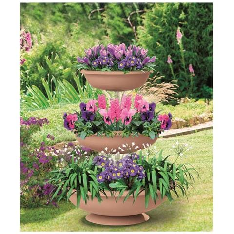 Ciotola Per Fiori 'fontana' - Ø Cm 30 40 50 - Terracotta - Foto 2