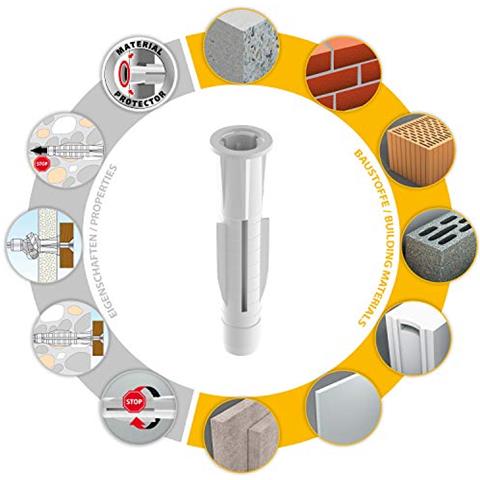 11100051 Tassello universale Trika, Bianco, 6X36 mm - Foto 2