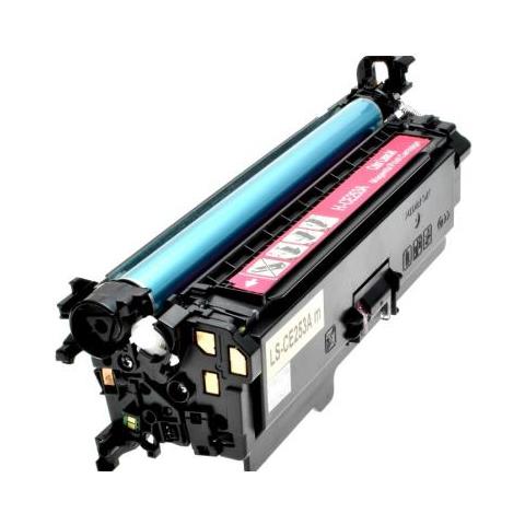 TONER COMPATIBILE - Ce253a Ce403a 723m Magenta Per Hp Cp 3525n, M551, 7750 723m 6.000 Pagine - Foto 1