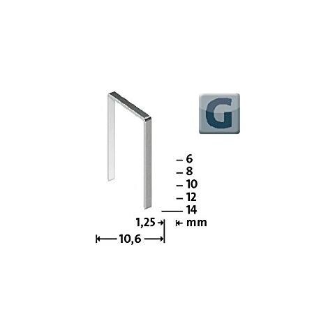 006.580 Punti Metallici, G 11 10 mm, 5000 Pezzi 10 millimetri - Foto 3