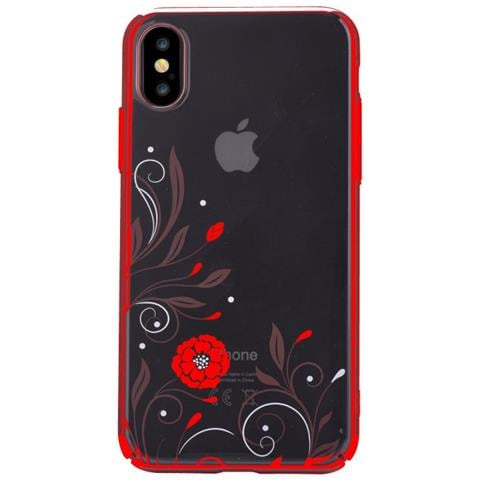 Cover Con Swarovski Crystal Petunia Per Iphone X Rossa - Foto 1