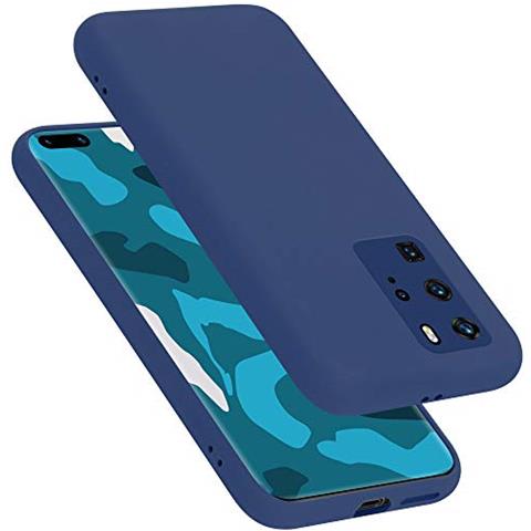 Custodia Compatibile Con Huawei P40 Pro / P40 Pro Plus In Liquid Blu - Coperchio Protettivo In Silicone Tpu Flessibile - Foto 1