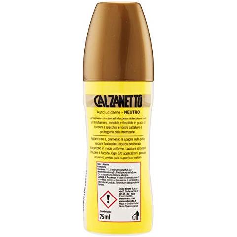 , Trattamento Liquido Autolucidante Per Calzature In Pelle, Flacone Con Applicatore In Spugna, Lucida, Uso Facile E Veloce, Colore Neutro - Foto 2