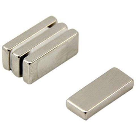Magnete Expert 25 X 10 X 4 Mm Di Spessore N42 Neodimio - 54 Kg Pull (confezione Da 4)  - Foto 1