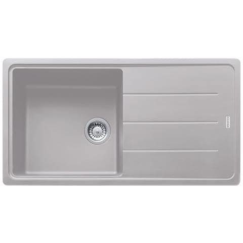 Lavello BFG61197AL 1 Vasca Gocciolatoio Reversibile Dimensioni 97 x 50 cm Colore Alluminio Serie Boston - Foto 4