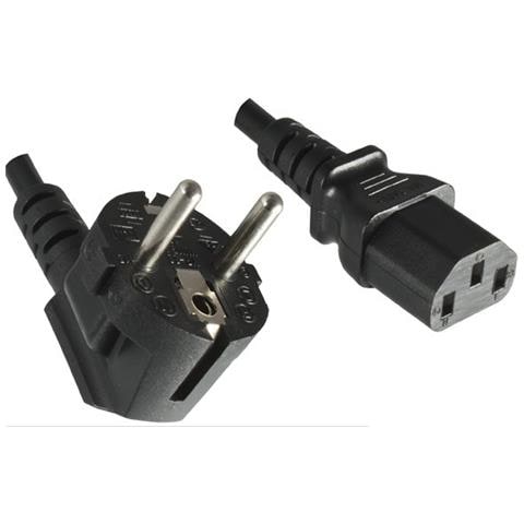 Cavo Di Alimentazione Per Notebook, 1,8 Metri - Power Cord Italy, Compatibile Universale, Colore Nero