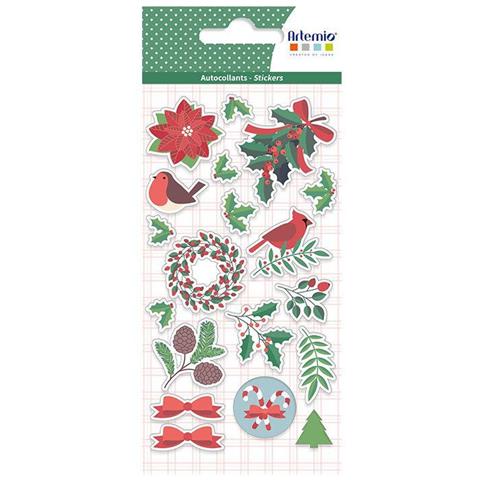 Adesivi Puffies 3d Buon Natale - Foto 1