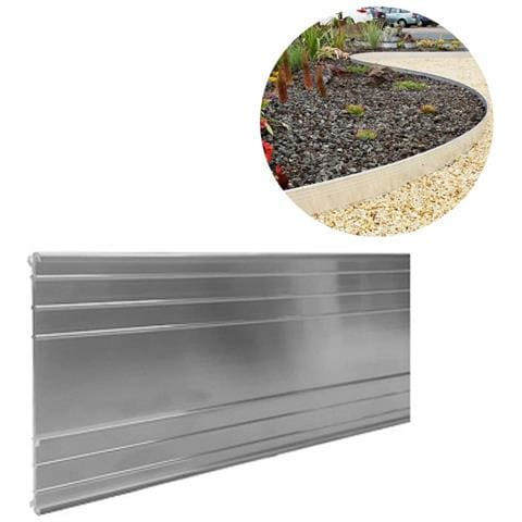 Cordoli Per Aiuole Altezza 10-14-24 Cm Lunghezza 1-30 M | Bordure Per Aiuole Ultra Forte In Alluminio | Aiuole Giardino Ampio 24 Cm Folla 5 - Foto 4