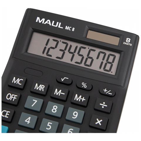 MAUL MC 8 calcolatrice Tasca Calcolatrice con display Nero - Foto 9