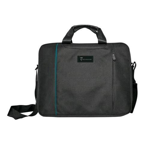 Tm-pcbag-bkb Borsa In Nylon Per Notebook Fino A 15.6' Black /blu - Foto 1