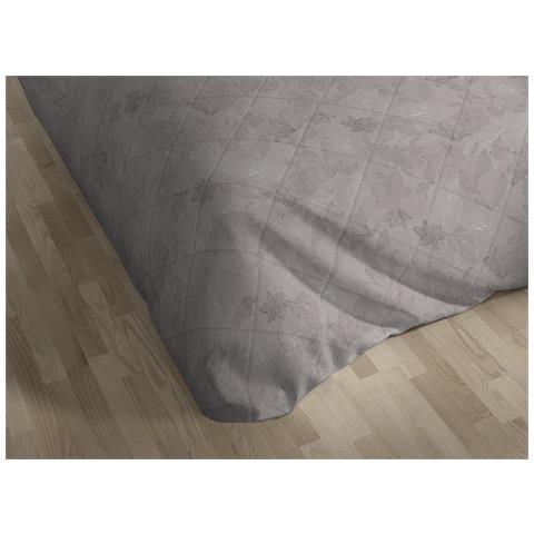 Trapuntino Piumino Estivo Primaverile 100gr Mq Leggero Disegno Lily Matrimoniale Beige - Foto 2