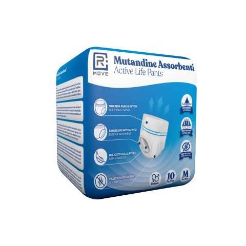 Confezione da 10pz Tg. M Mutandine Assorbenti ActiveLife Adulto - Foto 1