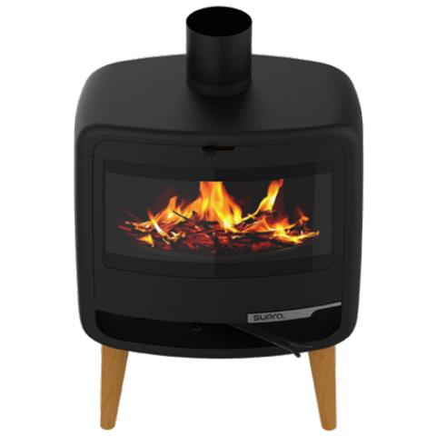 FR9016130B stufa Libera installazione A legna Nero - Foto 1