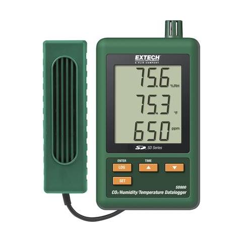 Sd800 Co2/feuchtigkeit /temperatur-datenlogger, Messschreiber, 0.0 Bis 50.0 C (sd800) - Foto 1