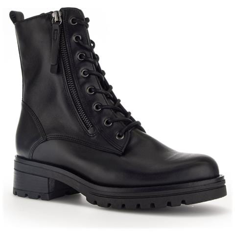 Black Casual Closed Booties Stivaletti Pelle Scarpe Donna Nero Eu 40, 32785-87 - Foto 1