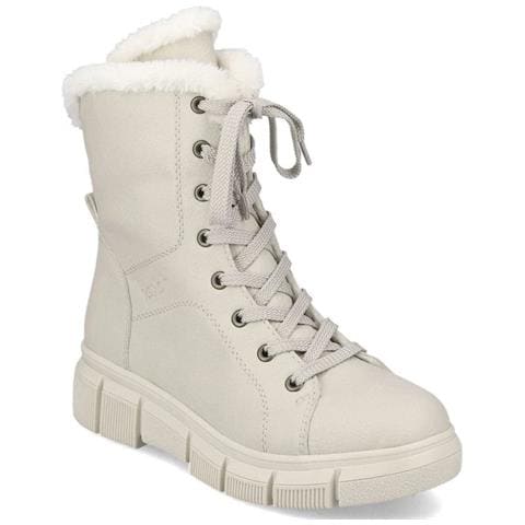 Beige Casual Closed Booties Stivaletti Sintetico E Tessile Scarpe Donna Beige Eu 37, X3402-60 - Foto 1