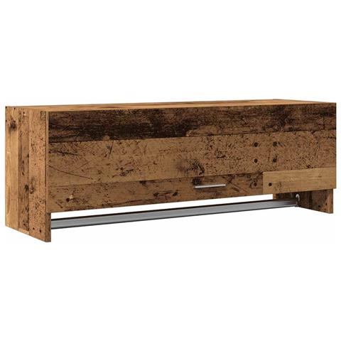 Armadio In Legno Vecchio 100x32,5x35 Cm In Legno Multistrato - Foto 2