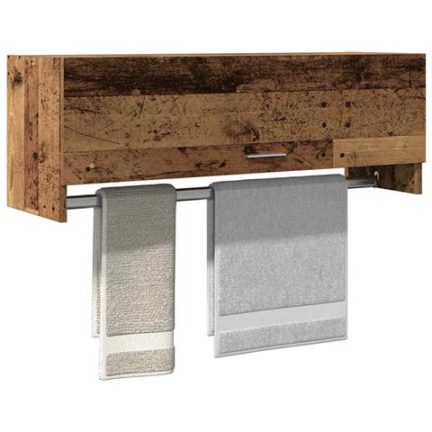 Armadio In Legno Vecchio 100x32,5x35 Cm In Legno Multistrato - Foto 1