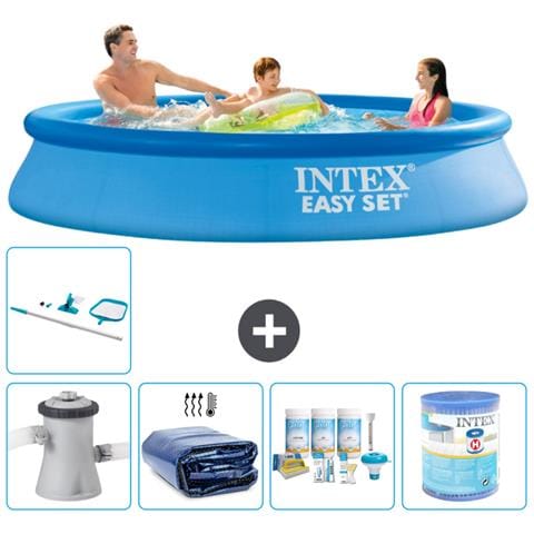 Piscina Fuori Terra - In Giro - 305x61 Cm - Blu - Include Accessori Coordinati A835 - Foto 1