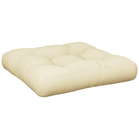 Cuscino Per Pallet Crema 60x61,5x10 Cm In Tessuto - Foto 1