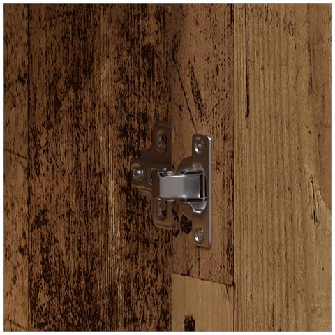 Set di Mobile Bagno 3 Pezzi in Legno Invecchiato - Foto 9