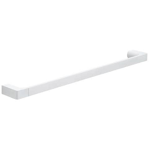Portasalviette 60 Cm In Ottone E Cromall Pi21-60 Serie Pirenei Bianco Opaco - Foto 1