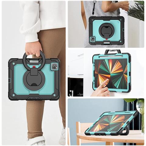 Custodia Per Ipad Mini 6 8.3"" Con Supporto E Alloggiamento Per Stilo Menta - Foto 4