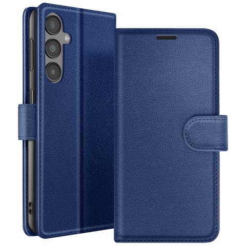 Custodia A Portafoglio Per Galaxy A16 Con Funzione Di Supporto E Linguetta Magnetica, Blu Scuro - Foto 1