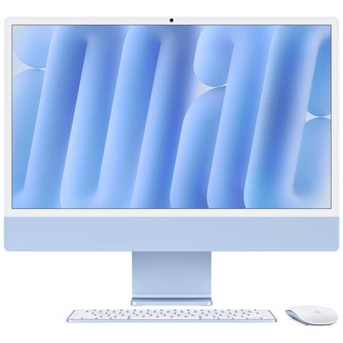 iMac M M4 59,7 cm (23.5") 4480 x 2520 Pixel PC All-in-one 16 GB 256 GB SSD macOS Sequoia Wi-Fi 6E (802.11ax) Blu - Foto 1