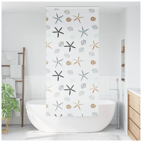 Tenda a Rullo Doccia con Cassonetto 100x240cm Larghezza Tessuto - Foto 2