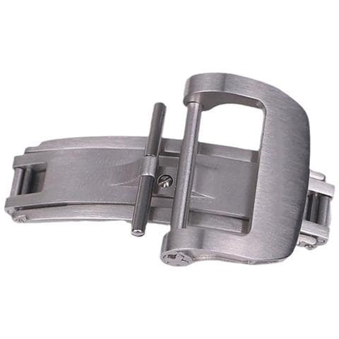 Fibbia A Farfalla In Acciaio Inossidabile 20mm - Vari Colori Silver - Foto 1