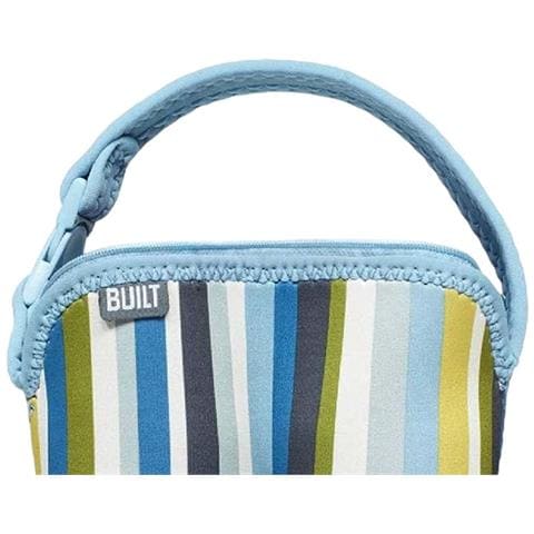 Borsa Termica Con Cerniera Per Due Biberon, Motivo A Righe, Con Tracolla Rimovibile, Multicolore - Foto 2