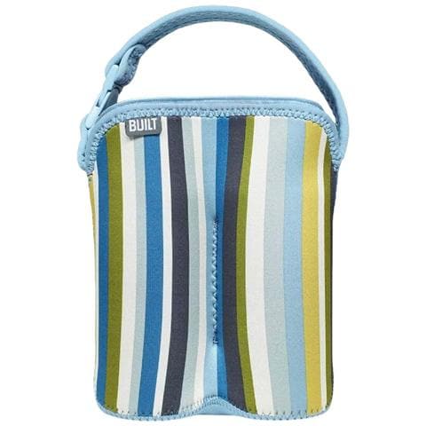 Borsa Termica Con Cerniera Per Due Biberon, Motivo A Righe, Con Tracolla Rimovibile, Multicolore - Foto 1