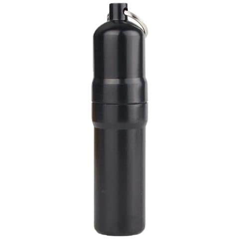 Portasigarette Sigillato Portatile - Lega Di Alluminio, Impermeabile, Contiene 5 Sigarette Normali Black - Foto 1