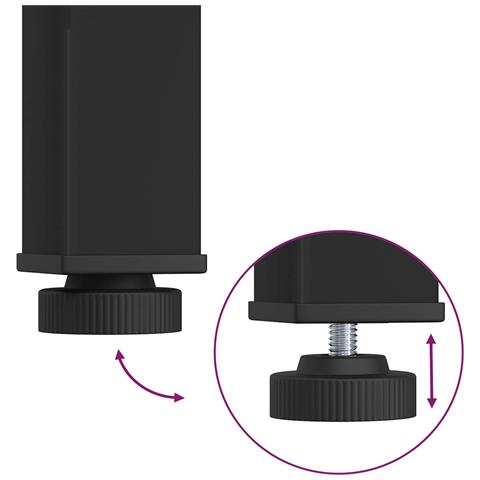 Tavolino da salotto Naturale 80 x 80 x 45 cm Pino massello - Foto 9