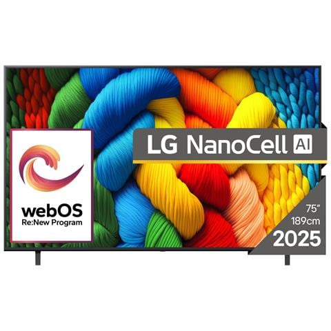 NanoCell AI NANO80 75NANO80A3B TV 190,5 cm (75") 4K Ultra HD Smart TV Wi-Fi Nero - Foto 2